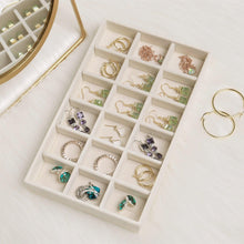 将图片加载到图库查看器，Velvet Jewelry Box Display Tray Drawer Storage Jewelry Holder For Ring Earrings Necklace Bracelet Soft Velvet Organizer Case Velvet Display Holder for Earrings Ring Bracelet Necklace
