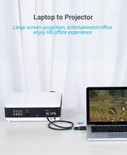 将图片加载到图库查看器，Vention DP To HDMI Adapter And 4K DP To HDMI Video Audio Converter for PC Laptop Projector Monitor
