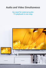 将图片加载到图库查看器，Vention DP To HDMI Adapter And 4K DP To HDMI Video Audio Converter for PC Laptop Projector Monitor
