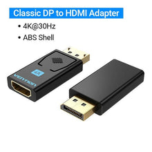 将图片加载到图库查看器，Vention DP To HDMI Adapter And 4K DP To HDMI Video Audio Converter for PC Laptop Projector Monitor
