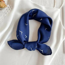 Load image into Gallery viewer, Versatile Square Silk Scarf For Women Fashionable Printed Small Neck Scarfs Office Lady Hair Band Foulard Hand For Female Bandana Shawl
