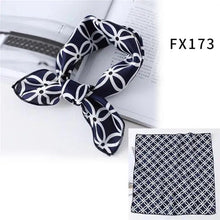 Load image into Gallery viewer, Versatile Square Silk Scarf For Women Fashionable Printed Small Neck Scarfs Office Lady Hair Band Foulard Hand For Female Bandana Shawl
