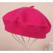 Load image into Gallery viewer, Vintage Beret Hat Flat Cap For Women Retro Classic Style Wool Beret Caps Modern Women Hats
