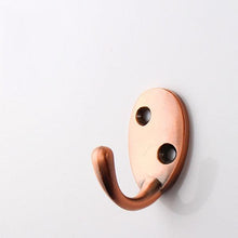 将图片加载到图库查看器，Vintage Hangers Hook Zinc Alloy Wall Hook Bronze Cloth Coat Bag Hat Hanging Hooks Bathroom Kitchen Antique Racks with Screws Vintage Antique Iron Bronze Hooks
