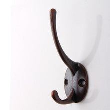 将图片加载到图库查看器，Vintage Hangers Hook Zinc Alloy Wall Hook Bronze Cloth Coat Bag Hat Hanging Hooks Bathroom Kitchen Antique Racks with Screws Vintage Antique Iron Bronze Hooks
