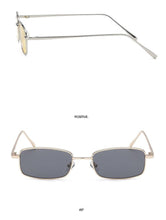 Load image into Gallery viewer, Vintage Slender Square Sunglasses Classic Small Frame New Square Shape  Sunglasses For Men In High-quality Metal Frame Sunglasses For Men New Vintage Sunglasses

