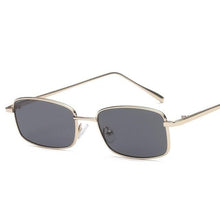 Load image into Gallery viewer, Vintage Slender Square Sunglasses Classic Small Frame New Square Shape  Sunglasses For Men In High-quality Metal Frame Sunglasses For Men New Vintage Sunglasses
