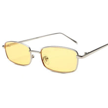 Load image into Gallery viewer, Vintage Slender Square Sunglasses Classic Small Frame New Square Shape  Sunglasses For Men In High-quality Metal Frame Sunglasses For Men New Vintage Sunglasses
