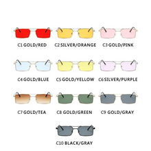 Load image into Gallery viewer, Vintage Square Women Sunglasses Luxury Design Metal UV400 Sun Glasses Modern Charming Everyday Eyewear
