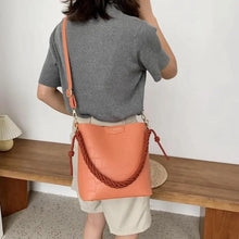 Load image into Gallery viewer, Vintage Style Fashionable Women's bucket bag Stone Pattern Shoulder Bag For Ladies Diagonal Female Bag
