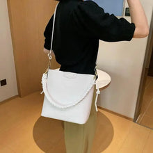 Load image into Gallery viewer, Vintage Style Fashionable Women's bucket bag Stone Pattern Shoulder Bag For Ladies Diagonal Female Bag
