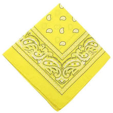 Load image into Gallery viewer, Vintage Style Print Bandana Hair Bands for Girls Women Headband Square Scarf Face Mask Cross Turban Bandanas Headwear
