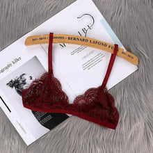 将图片加载到图库查看器，Vintage Style Women's Thin Bra Without Chest Pad Fashionable Sexy Lace Bra Back Buckle Tube Top Women's  Underwear Summer Clothes
