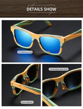 Load image into Gallery viewer, Vintage Wooden Frame Summer Wood Sunglasses Polarized For Women And  Men Vintage Design Wooden Sun Glasses Sunglasses For Men
