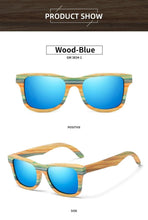 Load image into Gallery viewer, Vintage Wooden Frame Summer Wood Sunglasses Polarized For Women And  Men Vintage Design Wooden Sun Glasses Sunglasses For Men
