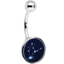 将图片加载到图库查看器，Zodiac Constellation Virgo Belly Ring
