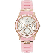 将图片加载到图库查看器，Guess Women's Pink Rose Gold Tone Multi-function
