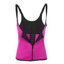 Load image into Gallery viewer, Waist Trainer Vest Body Shaper Sweat Waist Trainer Corset
