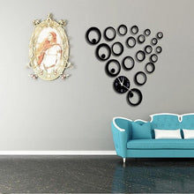Load image into Gallery viewer, Wall Clock 3D Quartz Acrylic Mirror Acrylic Bubble Circle Mute Stylish and Interesting Decorative Wall Clock Creative Decoration Gift Modern Watch Living Room Decoration

