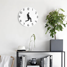 Load image into Gallery viewer, Wall Clock Silly Walk Wall Clock Comedy Creative Artwork Sweep Seconds Silent Funny Modern Silent Wall Watch Clock for Living Room Decor  Comedian Home Decor Novelty Wall Watch Funny Walking Silent Mute Clock
