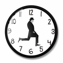 Load image into Gallery viewer, Wall Clock Silly Walk Wall Clock Comedy Creative Artwork Sweep Seconds Silent Funny Modern Silent Wall Watch Clock for Living Room Decor  Comedian Home Decor Novelty Wall Watch Funny Walking Silent Mute Clock
