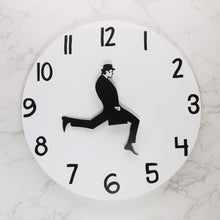 Load image into Gallery viewer, Wall Clock Silly Walk Wall Clock Comedy Creative Artwork Sweep Seconds Silent Funny Modern Silent Wall Watch Clock for Living Room Decor  Comedian Home Decor Novelty Wall Watch Funny Walking Silent Mute Clock
