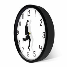 Load image into Gallery viewer, Wall Clock Silly Walk Wall Clock Comedy Creative Artwork Sweep Seconds Silent Funny Modern Silent Wall Watch Clock for Living Room Decor  Comedian Home Decor Novelty Wall Watch Funny Walking Silent Mute Clock
