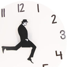 Load image into Gallery viewer, Wall Clock Silly Walk Wall Clock Comedy Creative Artwork Sweep Seconds Silent Funny Modern Silent Wall Watch Clock for Living Room Decor  Comedian Home Decor Novelty Wall Watch Funny Walking Silent Mute Clock
