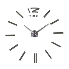 Load image into Gallery viewer, Wall Clock Watch Clocks 3D Frameless Wall Clock Large Stickers Wall Decoration for Living Room Bedroom 3D Acrylic Mirror Stickers Living Room Quartz Needle Europe
