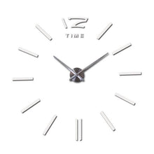 Load image into Gallery viewer, Wall Clock Watch Clocks 3D Frameless Wall Clock Large Stickers Wall Decoration for Living Room Bedroom 3D Acrylic Mirror Stickers Living Room Quartz Needle Europe
