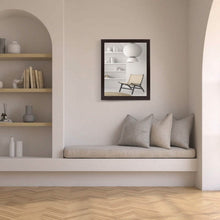 Load image into Gallery viewer, Wall Mount Mirror Wood-Like Frame Rectangle Modern Hanging Mirror
