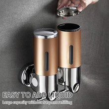 Load image into Gallery viewer, Wall Mounted Bathroom Shower Pump Dispenser
