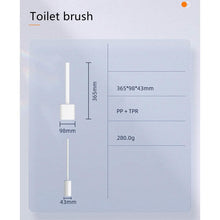 Load image into Gallery viewer, Wall Mounted Silicone Bathroom Brush and Holder Set
