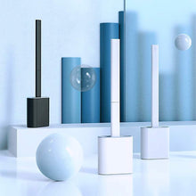 Load image into Gallery viewer, Wall Mounted Silicone Bathroom Brush and Holder Set
