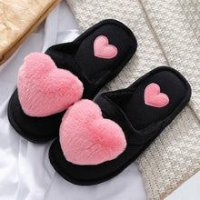 Load image into Gallery viewer, Warm Fluffy Slippers Women Faux Fur Slipper Indoor Floor Slides Flat Soft Furry House Warm Comfortable Fuzzy Furry Bedroom Slippers Indoor Cozy Memory Foam Anti-Slip Flip Flops
