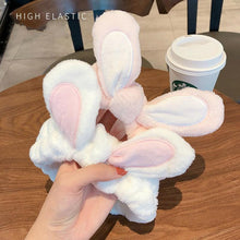 将图片加载到图库查看器，Wash Face Women Girls Hairbands Soft Warm Coral Fleece Bow Animal Ears Headbands Headwear Hair Bands Turban Gorgeous Hair Accessories For Women
