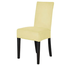 Load image into Gallery viewer, Washable Elastic Seat Parsons Chair Covers Thick Chair Cover Washable Elastic Winter Warm Chair Protector Case Kitchen Restaurant  Washable Spandex Kitchen Chair Covers for Dining Room Christmas Decoration Holiday Party
