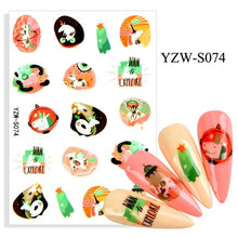 将图片加载到图库查看器，Water Decal Nail Art Decorations Nail Sticker Tattoo Full Cover Beauty Decals Manicure Supplies Accessories  Women Kids Girls Manicure Decoration Nail Art Supplies 3D Self-Adhesive Nail Decals Designer Nail Stickers for Acrylic Nails
