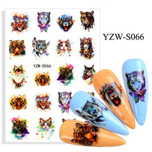 将图片加载到图库查看器，Water Decal Nail Art Decorations Nail Sticker Tattoo Full Cover Beauty Decals Manicure Supplies Accessories  Women Kids Girls Manicure Decoration Nail Art Supplies 3D Self-Adhesive Nail Decals Designer Nail Stickers for Acrylic Nails
