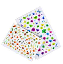 将图片加载到图库查看器，Water Decal Nail Art Decorations Nail Sticker Tattoo Full Cover Beauty Decals Manicure Supplies Accessories  Women Kids Girls Manicure Decoration Nail Art Supplies 3D Self-Adhesive Nail Decals Designer Nail Stickers for Acrylic Nails
