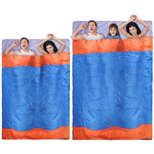 Load image into Gallery viewer, Water Resistant Camping Cotton Liner Sleeping Bag with Sack
