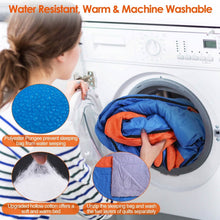 Load image into Gallery viewer, Water Resistant Camping Cotton Liner Sleeping Bag with Sack
