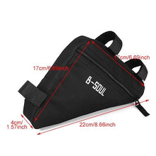 将图片加载到图库查看器，Waterproof Bicycle Bag Bike Triangle Bag For Bicycle Front Frame Bag Bike Bag Cycling Top Tube Bag Bicycle Bottle Bag Bike Storage Frame Bag Bicycle Front Tube Triangle Water Resistant Cycling Pack Strap On Pouch Bike Accessories Tool Accessible
