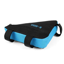 将图片加载到图库查看器，Waterproof Bicycle Bag Bike Triangle Bag For Bicycle Front Frame Bag Bike Bag Cycling Top Tube Bag Bicycle Bottle Bag Bike Storage Frame Bag Bicycle Front Tube Triangle Water Resistant Cycling Pack Strap On Pouch Bike Accessories Tool Accessible
