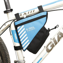 将图片加载到图库查看器，Waterproof Bicycle Bag Bike Triangle Bag For Bicycle Front Frame Bag Bike Bag Cycling Top Tube Bag Bicycle Bottle Bag Bike Storage Frame Bag Bicycle Front Tube Triangle Water Resistant Cycling Pack Strap On Pouch Bike Accessories Tool Accessible
