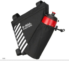 将图片加载到图库查看器，Waterproof Bicycle Bag Bike Triangle Bag For Bicycle Front Frame Bag Bike Bag Cycling Top Tube Bag Bicycle Bottle Bag Bike Storage Frame Bag Bicycle Front Tube Triangle Water Resistant Cycling Pack Strap On Pouch Bike Accessories Tool Accessible
