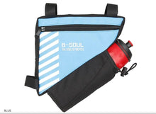 将图片加载到图库查看器，Waterproof Bicycle Bag Bike Triangle Bag For Bicycle Front Frame Bag Bike Bag Cycling Top Tube Bag Bicycle Bottle Bag Bike Storage Frame Bag Bicycle Front Tube Triangle Water Resistant Cycling Pack Strap On Pouch Bike Accessories Tool Accessible
