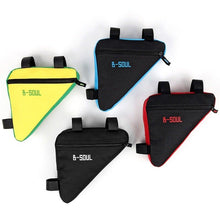 将图片加载到图库查看器，Waterproof Bicycle Bag Bike Triangle Bag For Bicycle Front Frame Bag Bike Bag Cycling Top Tube Bag Bicycle Bottle Bag Bike Storage Frame Bag Bicycle Front Tube Triangle Water Resistant Cycling Pack Strap On Pouch Bike Accessories Tool Accessible
