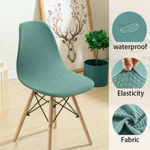 Load image into Gallery viewer, Waterproof Chair Cover for Shell Chair Washable Removable Armless Shell Seat Cover Banquet Home Modern Style for Kitchen Dining Room Chair Slipcovers Dining Chair Covers Parsons Chair Slipcover Stretch Chair Covers For Dining Room
