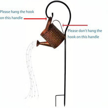 Load image into Gallery viewer, Waterproof Copper Solar Watering Can Light
